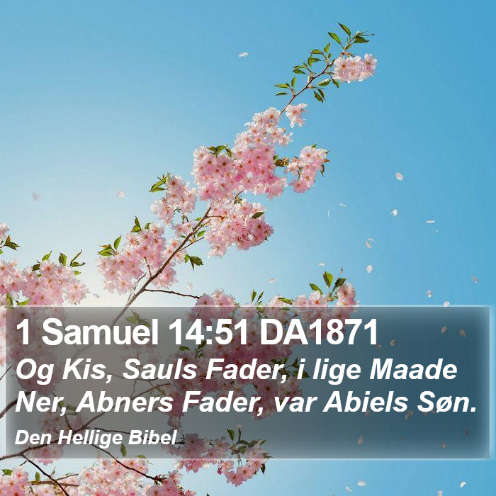 1 Samuel 14:51 DA1871 Bible Study