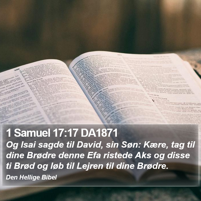 1 Samuel 17:17 DA1871 Bible Study