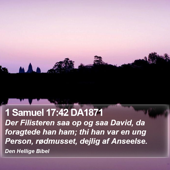 1 Samuel 17:42 DA1871 Bible Study