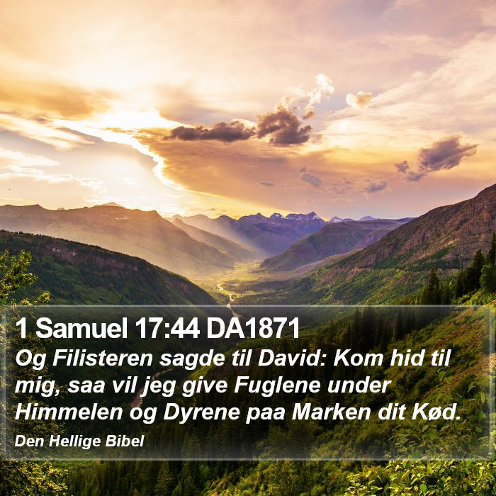 1 Samuel 17:44 DA1871 Bible Study