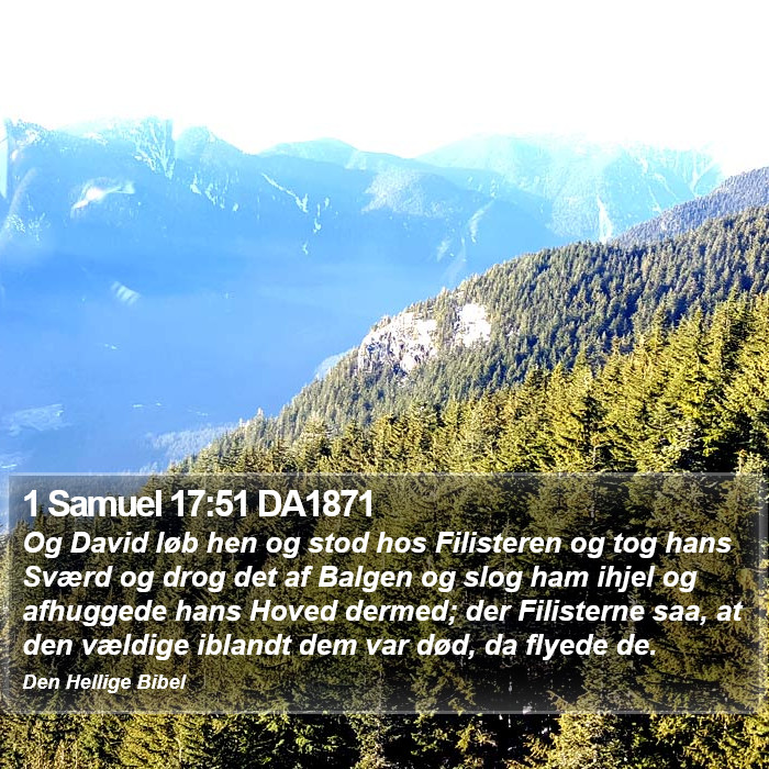 1 Samuel 17:51 DA1871 Bible Study