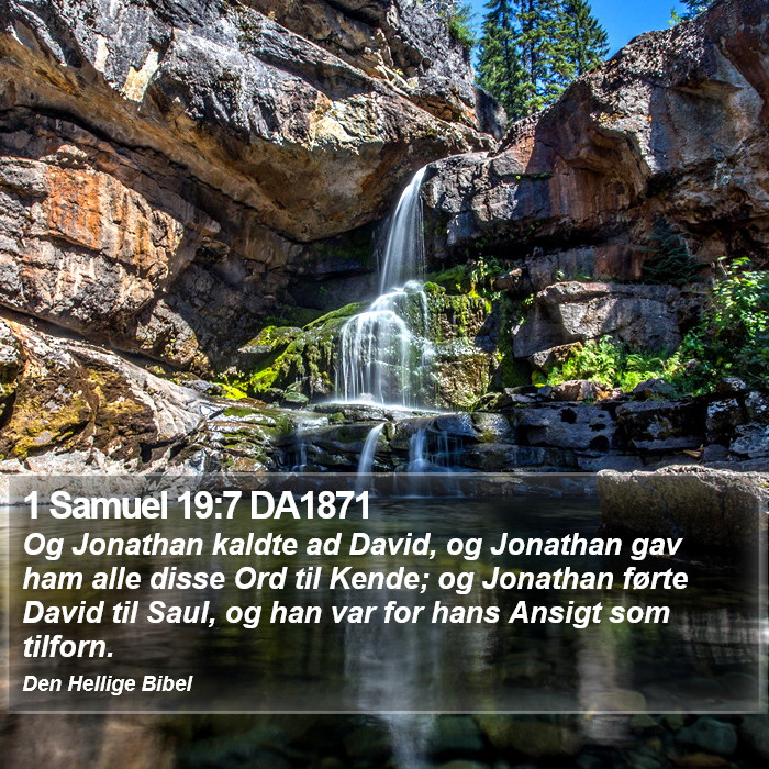 1 Samuel 19:7 DA1871 Bible Study