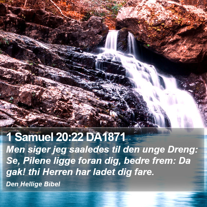 1 Samuel 20:22 DA1871 Bible Study