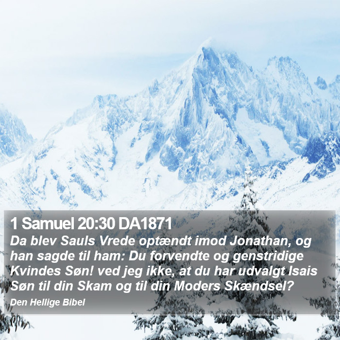 1 Samuel 20:30 DA1871 Bible Study