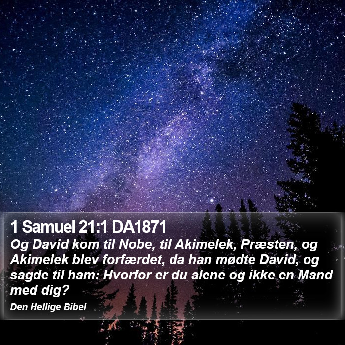 1 Samuel 21:1 DA1871 Bible Study