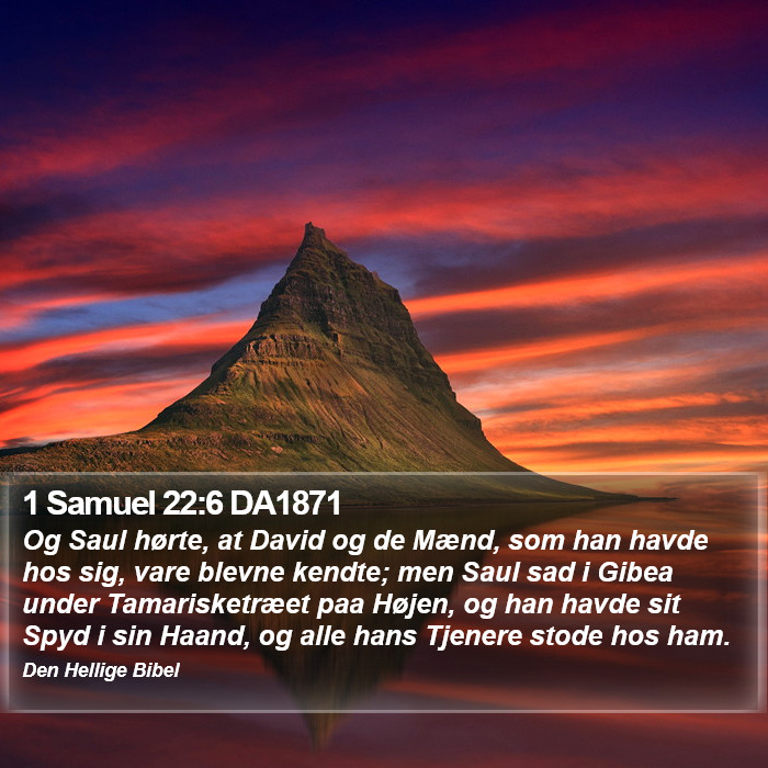 1 Samuel 22:6 DA1871 Bible Study