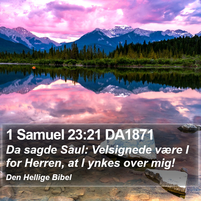 1 Samuel 23:21 DA1871 Bible Study