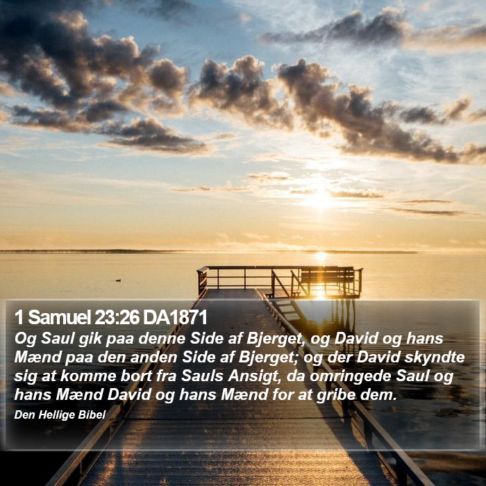 1 Samuel 23:26 DA1871 Bible Study