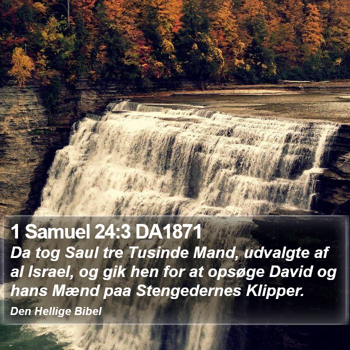 1 Samuel 24:3 DA1871 Bible Study