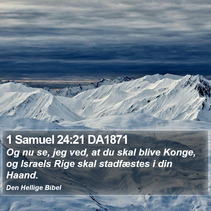 1 Samuel 24:21 DA1871 Bible Study