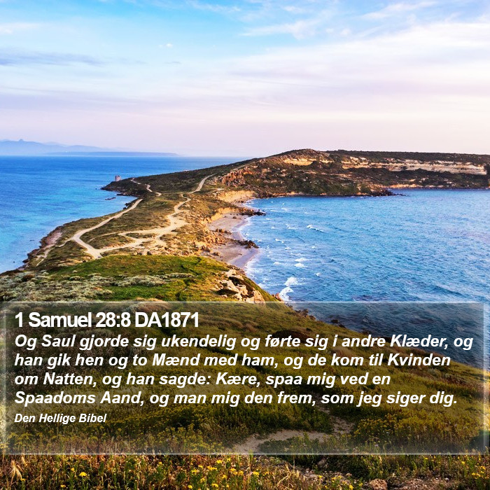 1 Samuel 28:8 DA1871 Bible Study