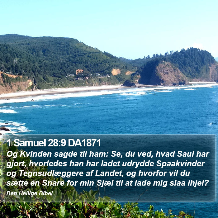 1 Samuel 28:9 DA1871 Bible Study