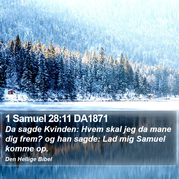 1 Samuel 28:11 DA1871 Bible Study