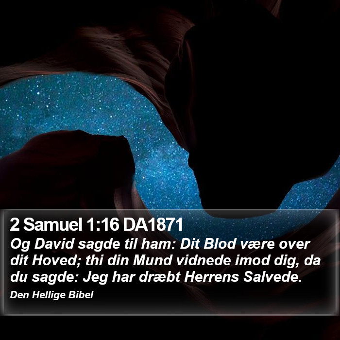 2 Samuel 1:16 DA1871 Bible Study