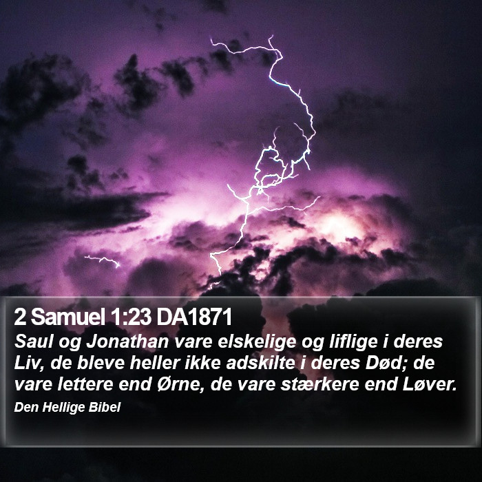 2 Samuel 1:23 DA1871 Bible Study