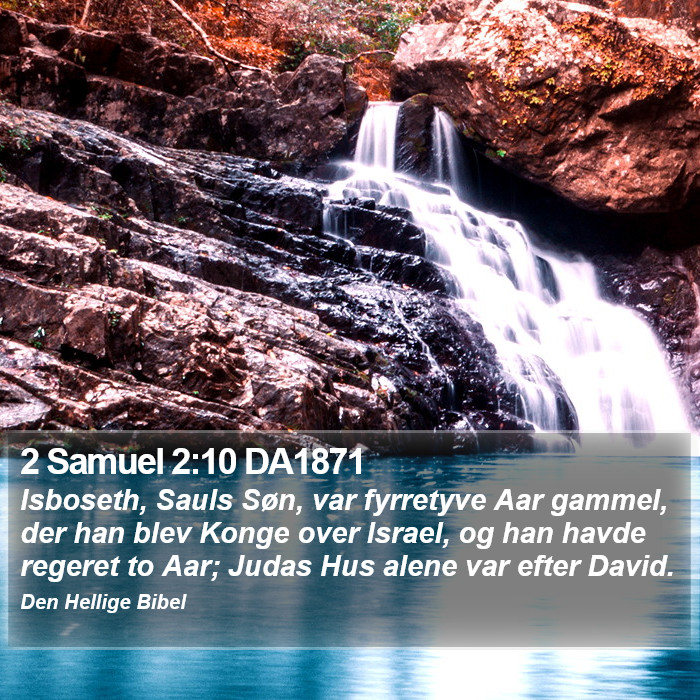 2 Samuel 2:10 DA1871 Bible Study