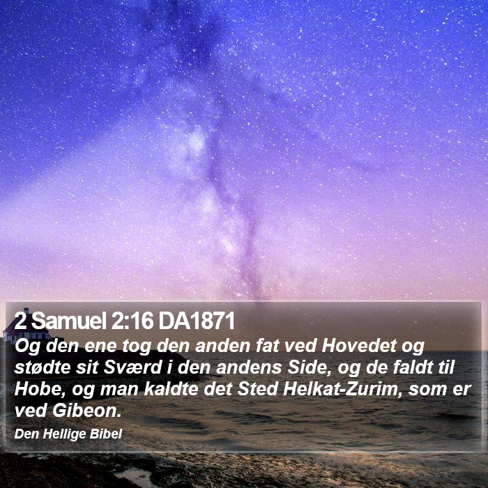 2 Samuel 2:16 DA1871 Bible Study