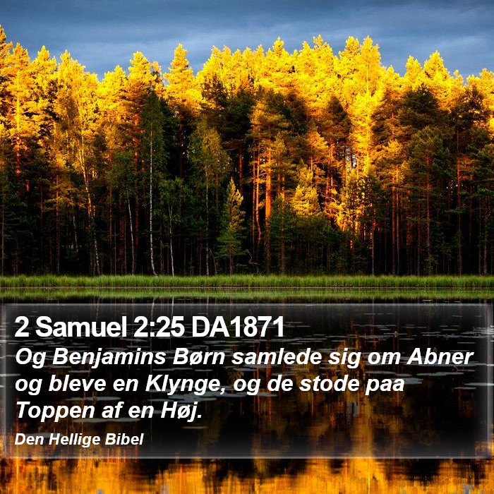 2 Samuel 2:25 DA1871 Bible Study