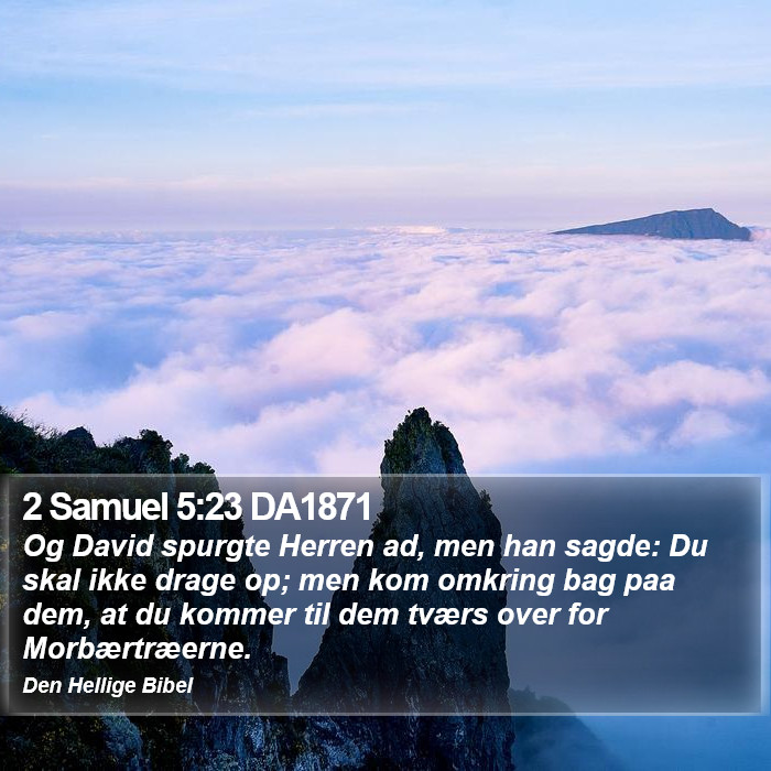 2 Samuel 5:23 DA1871 Bible Study