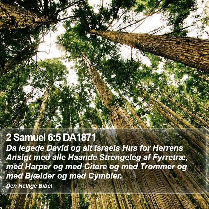 2 Samuel 6:5 DA1871 Bible Study