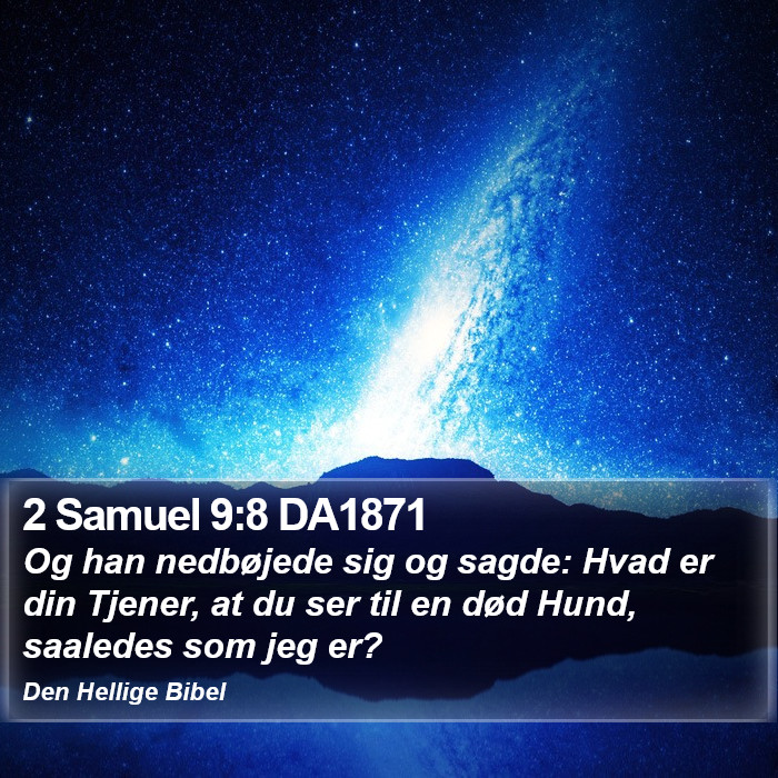 2 Samuel 9:8 DA1871 Bible Study