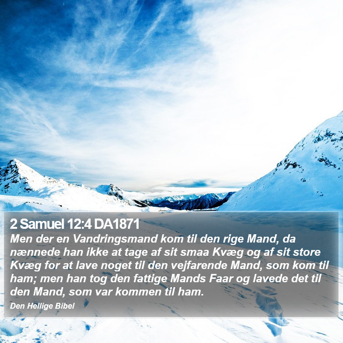 2 Samuel 12:4 DA1871 Bible Study