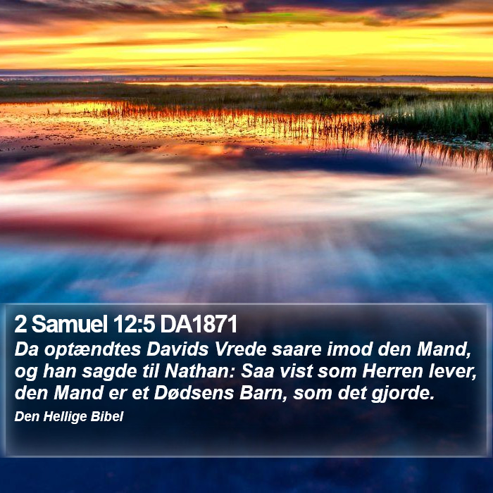 2 Samuel 12:5 DA1871 Bible Study