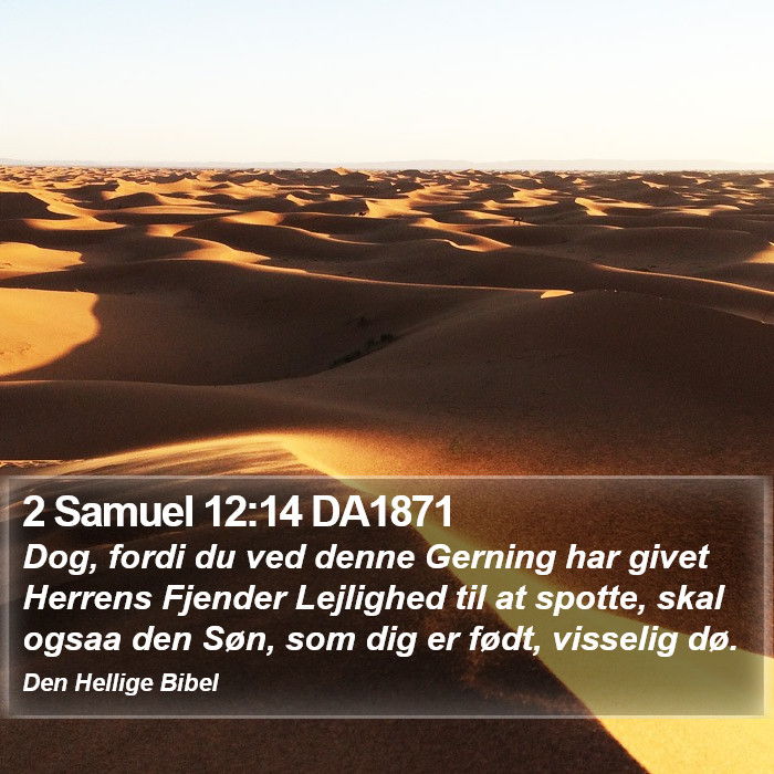 2 Samuel 12:14 DA1871 Bible Study