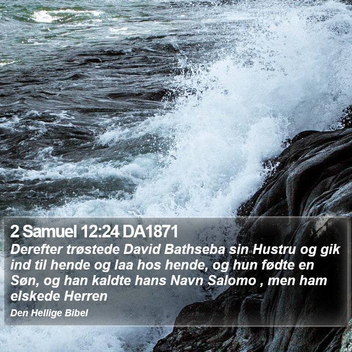 2 Samuel 12:24 DA1871 Bible Study