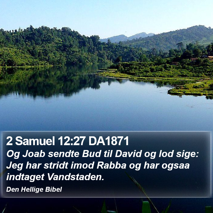 2 Samuel 12:27 DA1871 Bible Study