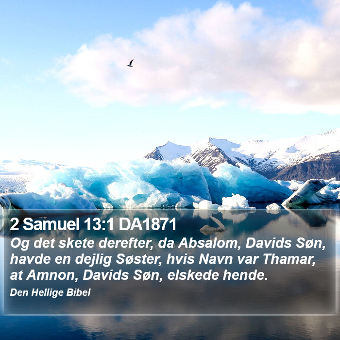 2 Samuel 13:1 DA1871 Bible Study