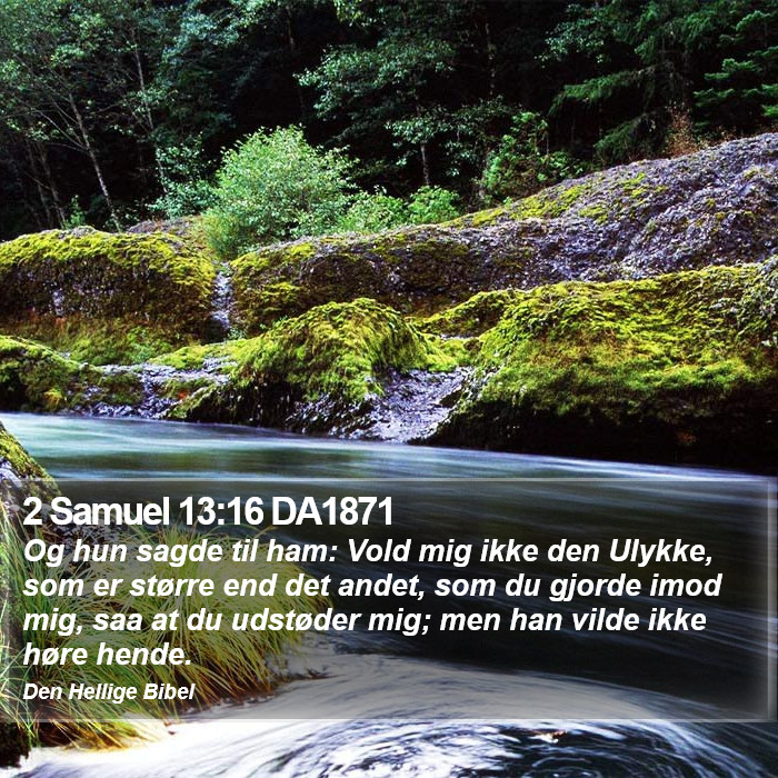 2 Samuel 13:16 DA1871 Bible Study
