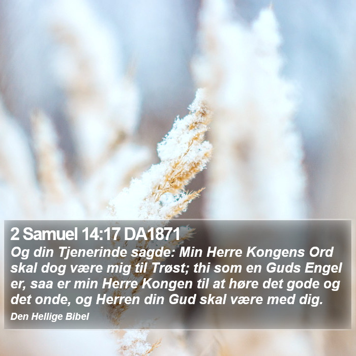 2 Samuel 14:17 DA1871 Bible Study