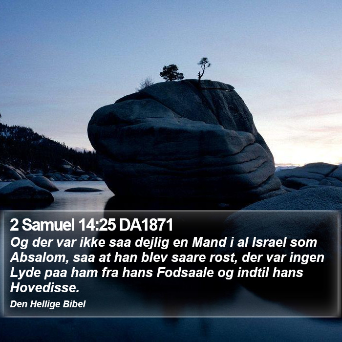 2 Samuel 14:25 DA1871 Bible Study