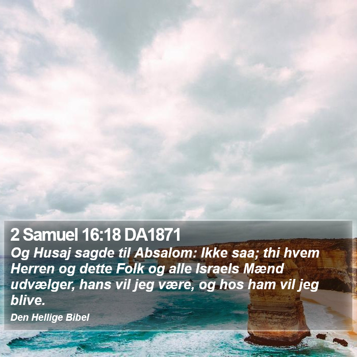 2 Samuel 16:18 DA1871 Bible Study