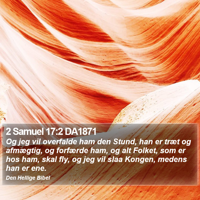 2 Samuel 17:2 DA1871 Bible Study