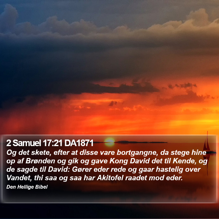 2 Samuel 17:21 DA1871 Bible Study