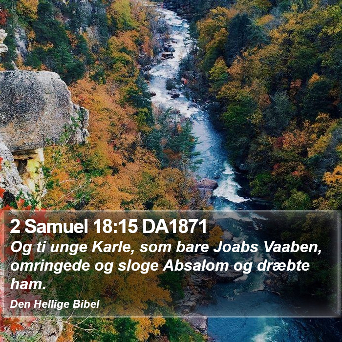 2 Samuel 18:15 DA1871 Bible Study