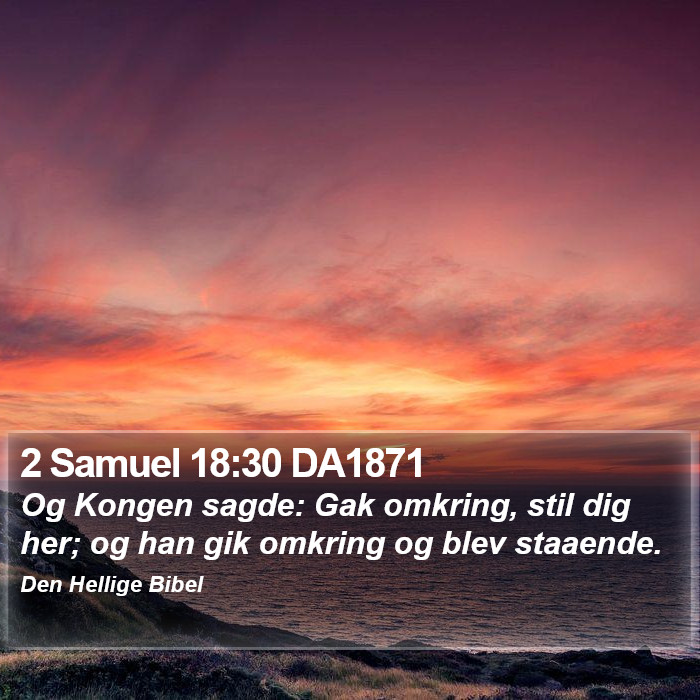 2 Samuel 18:30 DA1871 Bible Study