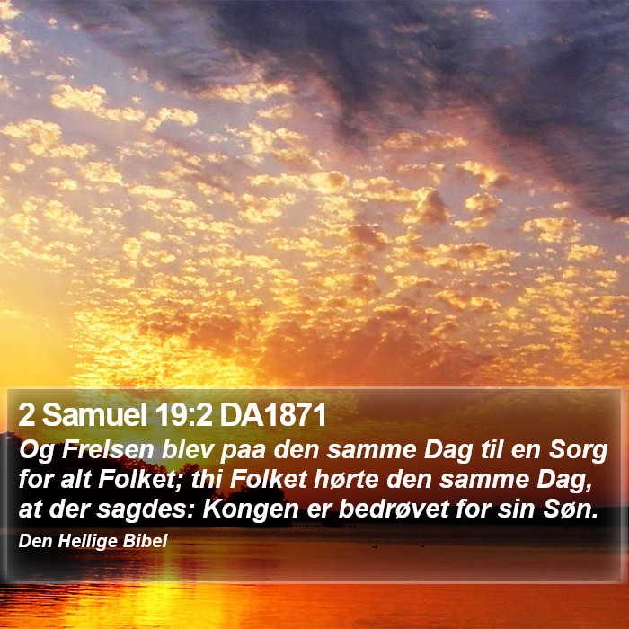 2 Samuel 19:2 DA1871 Bible Study