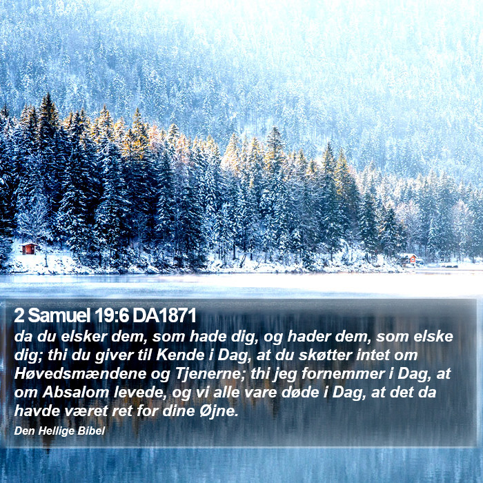 2 Samuel 19:6 DA1871 Bible Study
