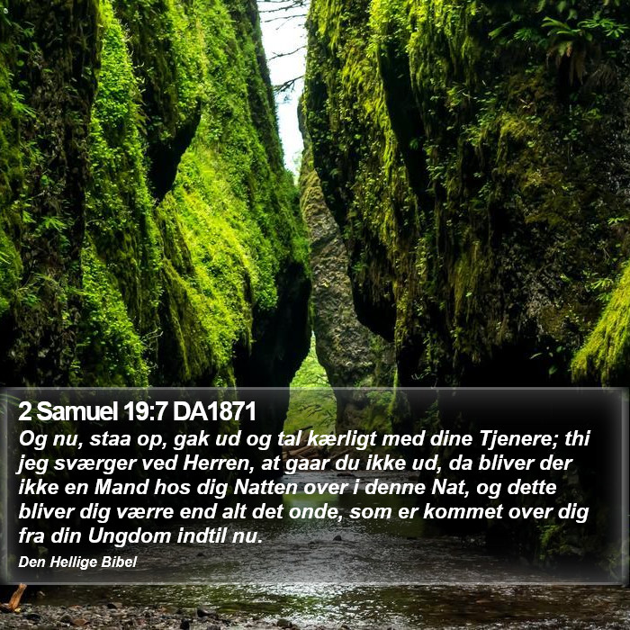 2 Samuel 19:7 DA1871 Bible Study