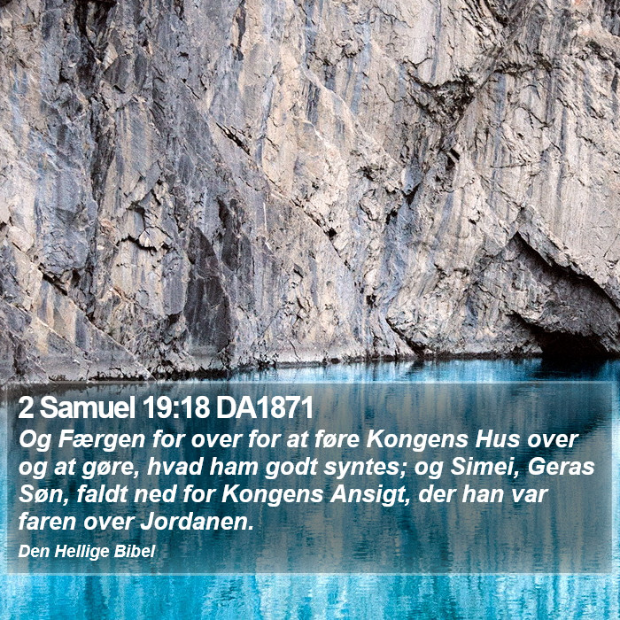 2 Samuel 19:18 DA1871 Bible Study
