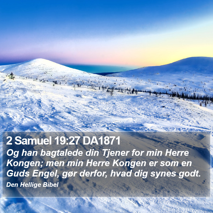 2 Samuel 19:27 DA1871 Bible Study