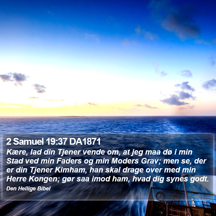 2 Samuel 19:37 DA1871 Bible Study