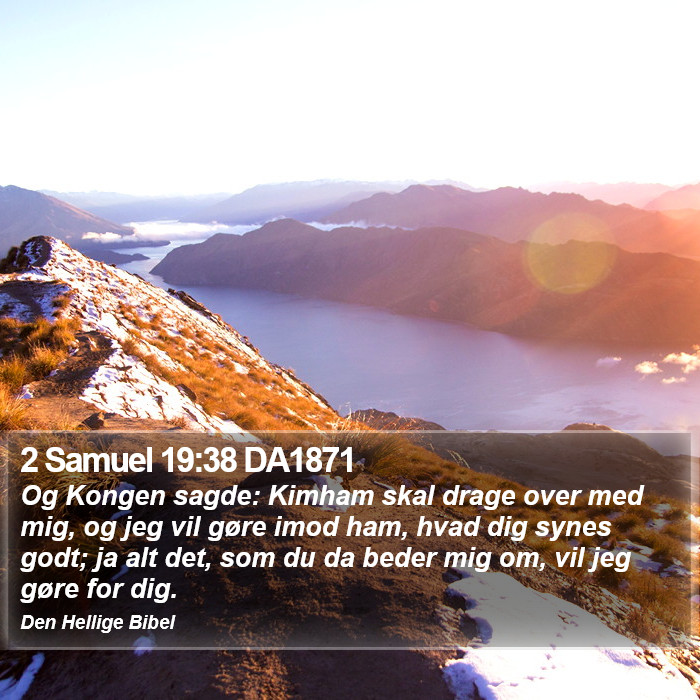 2 Samuel 19:38 DA1871 Bible Study