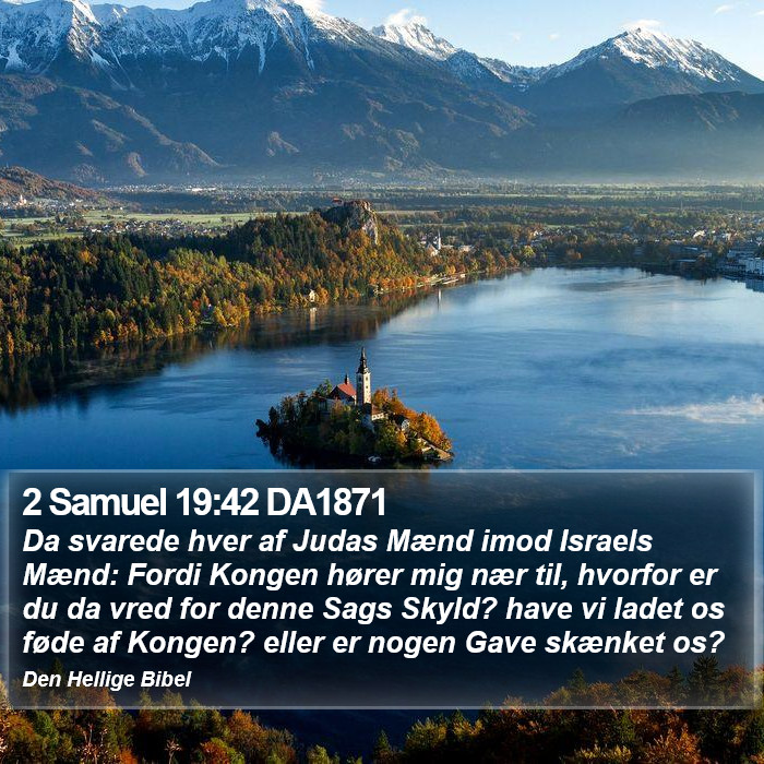 2 Samuel 19:42 DA1871 Bible Study
