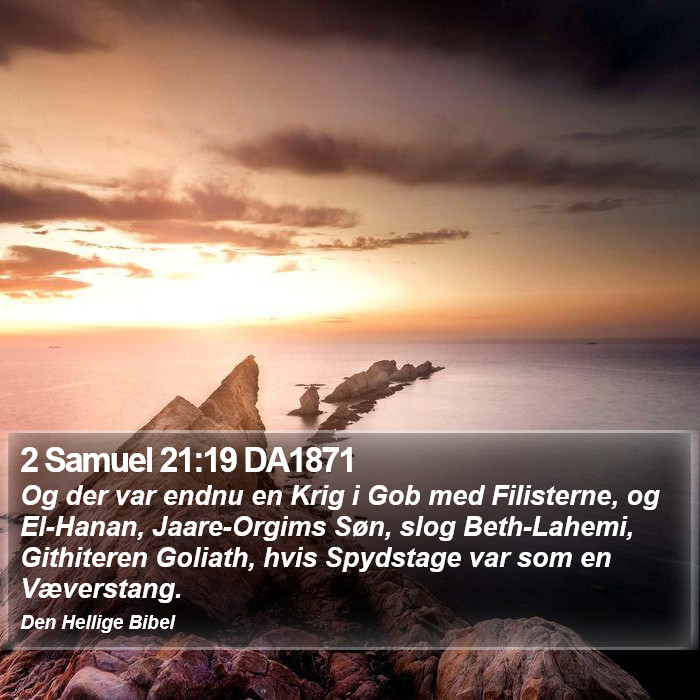 2 Samuel 21:19 DA1871 Bible Study