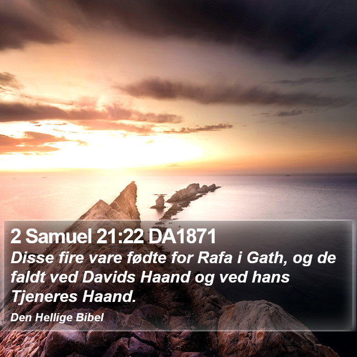 2 Samuel 21:22 DA1871 Bible Study