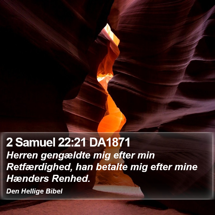 2 Samuel 22:21 DA1871 Bible Study